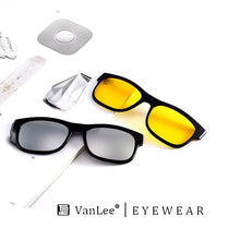 Load image into Gallery viewer, TR90 Set Glasses Myopia Glasses Frame Glasses Frame Polarized Sunglasses Front Hanging Cover Polarized Glasses