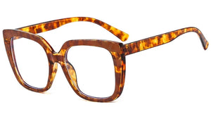 TR90 Square Anti-Blue Light Glasses Frames Optical Transparent Eyeglasses Female Vintage Prescription Glasses
