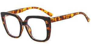 TR90 Square Anti-Blue Light Glasses Frames Optical Transparent Eyeglasses Female Vintage Prescription Glasses