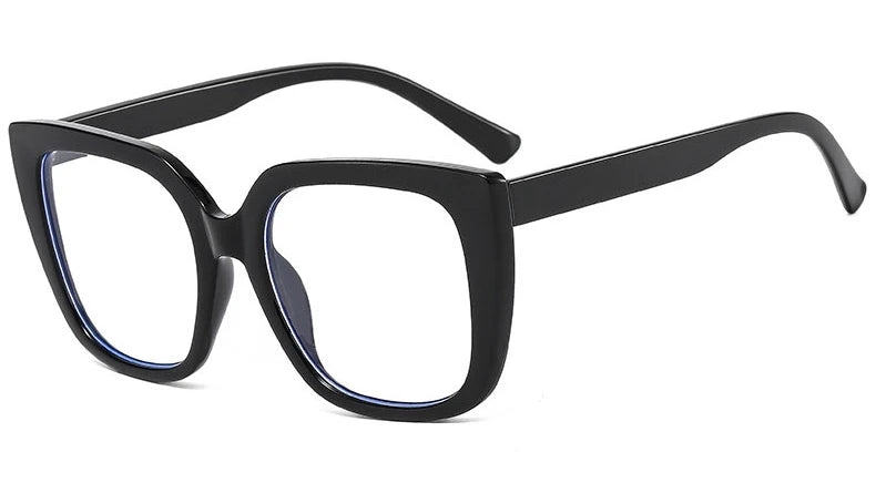 TR90 Square Anti-Blue Light Glasses Frames Optical Transparent Eyeglasses Female Vintage Prescription Glasses