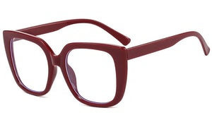 TR90 Square Anti-Blue Light Glasses Frames Optical Transparent Eyeglasses Female Vintage Prescription Glasses
