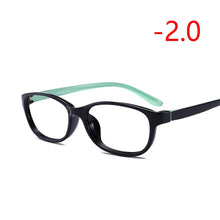 Carica l&#39;immagine nel visualizzatore di Gallery, TR90 Square Finished Myopia Glasses Women Men Short-sight Eye Glasses Red Frame Myopia Eyewear -1.0 -1.5 -2.0 -2.5 -3 -3.5 -4.0
