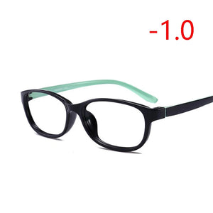 TR90 Square Finished Myopia Glasses Women Men Short-sight Eye Glasses Red Frame Myopia Eyewear -1.0 -1.5 -2.0 -2.5 -3 -3.5 -4.0
