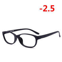 Carica l&#39;immagine nel visualizzatore di Gallery, TR90 Square Finished Myopia Glasses Women Men Short-sight Eye Glasses Red Frame Myopia Eyewear -1.0 -1.5 -2.0 -2.5 -3 -3.5 -4.0