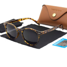Load image into Gallery viewer, TUZENGYONG   Ultralight TR90 Polarized Sunglasses Men Women Driving Round Pink Shades Vintage Sun Glasses Gafas De Sol