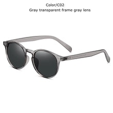 Load image into Gallery viewer, TUZENGYONG   Ultralight TR90 Polarized Sunglasses Men Women Driving Round Pink Shades Vintage Sun Glasses Gafas De Sol