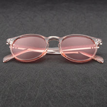 Load image into Gallery viewer, TUZENGYONG   Ultralight TR90 Polarized Sunglasses Men Women Driving Round Pink Shades Vintage Sun Glasses Gafas De Sol