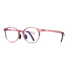 Load image into Gallery viewer, TWO Oclock Ultra-light TR90 Children Eyeglass Round Clear Glasses Transparent Eye Protection Blue Light Glasses Myopia D5108