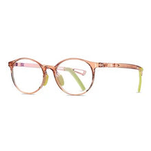 Load image into Gallery viewer, TWO Oclock Ultra-light TR90 Children Eyeglass Round Clear Glasses Transparent Eye Protection Blue Light Glasses Myopia D5108