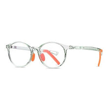 Load image into Gallery viewer, TWO Oclock Ultra-light TR90 Children Eyeglass Round Clear Glasses Transparent Eye Protection Blue Light Glasses Myopia D5108