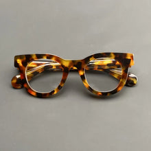 Load image into Gallery viewer, Thickened acetate optical glasses frame leopard color cat eye glasses for men and women to make prescription glasses for myopia