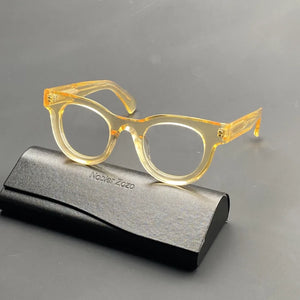 Thickened acetate optical glasses frame leopard color cat eye glasses for men and women to make prescription glasses for myopia