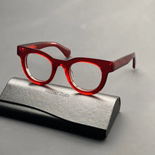 Load image into Gallery viewer, Thickened acetate optical glasses frame leopard color cat eye glasses for men and women to make prescription glasses for myopia