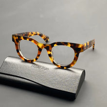 Load image into Gallery viewer, Thickened acetate optical glasses frame leopard color cat eye glasses for men and women to make prescription glasses for myopia