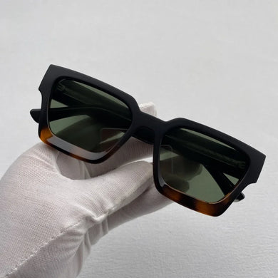 Thickened square sunglasses Men's and women's fashion glasses UV400 polarized lenses made with  prescription sunglas