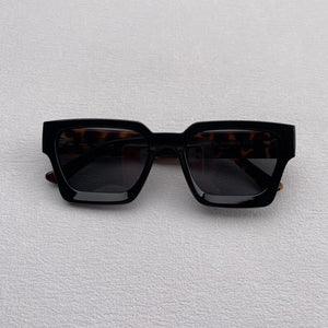 Thickened square sunglasses Men's and women's fashion glasses UV400 polarized lenses made with  prescription sunglas