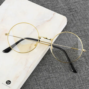 Thin Alloy Metal Frame Blue Light Blocking Glasses Cat Ear Round Glasses Women Cute Computer Eyes Protection Spectacles