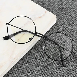 Thin Alloy Metal Frame Blue Light Blocking Glasses Cat Ear Round Glasses Women Cute Computer Eyes Protection Spectacles