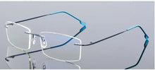 Load image into Gallery viewer, Titanium Alloy Eyeglasses Frame Men Ultralight Square Prescription Myopia Optical Rimless Glasses Frames Unisex Eyewear Rx Able