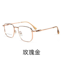 Load image into Gallery viewer, Titanium Alloy Polygonal Eyeglass Frame, Prescription Glasses Progressive Glasses, Photochromic Myopia Reading Glasses Frame