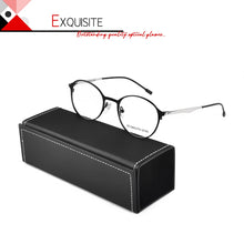 Load image into Gallery viewer, Titanium Alloy Retro Round Glasses Frame Men Ultra-light Optical Prescription Eyeglasses Women Myopia Reading Eyewear oculos