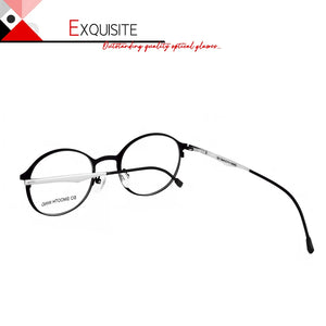 Titanium Alloy Retro Round Glasses Frame Men Ultra-light Optical Prescription Eyeglasses Women Myopia Reading Eyewear oculos