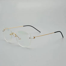 Load image into Gallery viewer, Titanium Alloy Rimless Glasses Frame Men Prescription Eyeglasses Women Myopia Optical spectacle frames Man Korean clear Eyewear