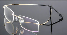 Load image into Gallery viewer, Titanium Alloy Ultra-Elastic Frameless Metal Glasses Frame for Men and Women, Rimless Myopia Prescription Glass Frames FJ868