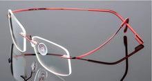 Load image into Gallery viewer, Titanium Alloy Ultra-Elastic Frameless Metal Glasses Frame for Men and Women, Rimless Myopia Prescription Glass Frames FJ868