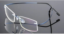 Load image into Gallery viewer, Titanium Alloy Ultra-Elastic Frameless Metal Glasses Frame for Men and Women, Rimless Myopia Prescription Glass Frames FJ868