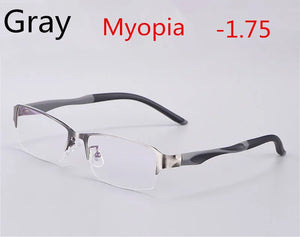 Titanium Alloy Ultra Light Business Photochromic Myopia Glasses For Women And Men Optical Prescription Glasses