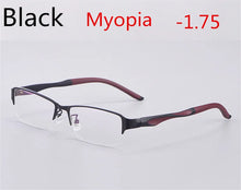 Load image into Gallery viewer, Titanium Alloy Ultra Light Business Photochromic Myopia Glasses For Women And Men Optical Prescription Glasses