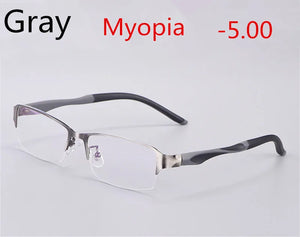 Titanium Alloy Ultra Light Business Photochromic Myopia Glasses For Women And Men Optical Prescription Glasses