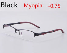 Load image into Gallery viewer, Titanium Alloy Ultra Light Business Photochromic Myopia Glasses For Women And Men Optical Prescription Glasses