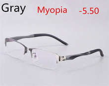 Load image into Gallery viewer, Titanium Alloy Ultra Light Business Photochromic Myopia Glasses For Women And Men Optical Prescription Glasses