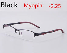 Load image into Gallery viewer, Titanium Alloy Ultra Light Business Photochromic Myopia Glasses For Women And Men Optical Prescription Glasses