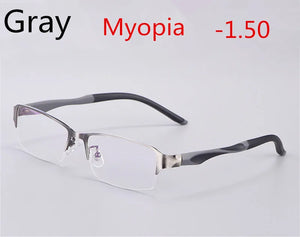 Titanium Alloy Ultra Light Business Photochromic Myopia Glasses For Women And Men Optical Prescription Glasses