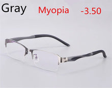 Load image into Gallery viewer, Titanium Alloy Ultra Light Business Photochromic Myopia Glasses For Women And Men Optical Prescription Glasses