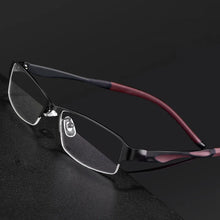 Load image into Gallery viewer, Titanium Alloy Ultra Light Business Photochromic Myopia Glasses For Women And Men Optical Prescription Glasses