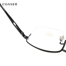 Carica l&#39;immagine nel visualizzatore di Gallery, Titanium Computer Glasses Frame Men Eyeglasses Myopia Optical Prescription Reading Eyewear Wide Square Spectacles Clear Eye Lens