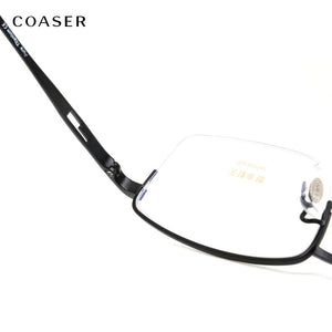 Titanium Computer Glasses Frame Men Eyeglasses Myopia Optical Prescription Reading Eyewear Wide Square Spectacles Clear Eye Lens