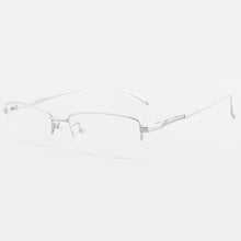 Load image into Gallery viewer, Titanium Eye Glasses Frames for Men Half Rim Designer Eyeglasses Frame Classic Business Prescription Eye Wear Optical Goggles