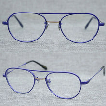 Carica l&#39;immagine nel visualizzatore di Gallery, Titanium Glasses Frame Men Women Vintage Pilot Clear Eye Glasses Optical Myopia Prescription Eyeglasses Frames Eyewear Oculos