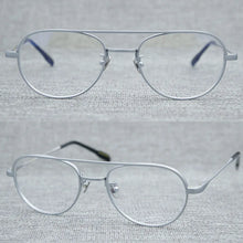 Carica l&#39;immagine nel visualizzatore di Gallery, Titanium Glasses Frame Men Women Vintage Pilot Clear Eye Glasses Optical Myopia Prescription Eyeglasses Frames Eyewear Oculos