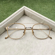 Load image into Gallery viewer, Titanium Pilot Glasses Frame Men Women Vintage Square Eye Glasses Retro Optical Eyeglasses Frames Man Clear Eyewear Oculos Gafas