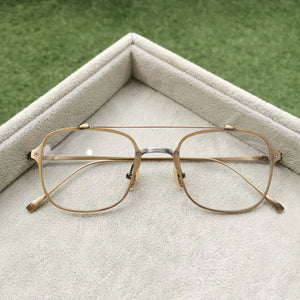 Titanium Pilot Glasses Frame Men Women Vintage Square Eye Glasses Retro Optical Eyeglasses Frames Man Clear Eyewear Oculos Gafas