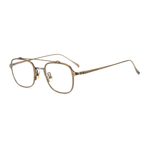 Titanium Pilot Glasses Frame Men Women Vintage Square Eye Glasses Retro Optical Eyeglasses Frames Man Clear Eyewear Oculos Gafas