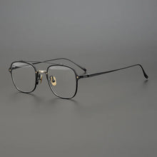 Load image into Gallery viewer, Titanium Pilot Glasses Frame Men Women Vintage Square Eye Glasses Retro Optical Eyeglasses Frames Man Clear Eyewear Oculos Gafas