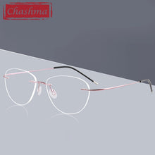 Load image into Gallery viewer, Titanium Prescription Glasses Ultra Light Eyewear Optical Glasses Frame for Male and Female Clear Lenses