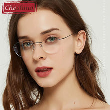 Load image into Gallery viewer, Titanium Prescription Glasses Ultra Light Eyewear Optical Glasses Frame for Male and Female Clear Lenses